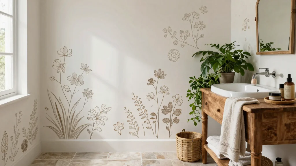 14 Bathroom Stencil Ideas For Creative Walls