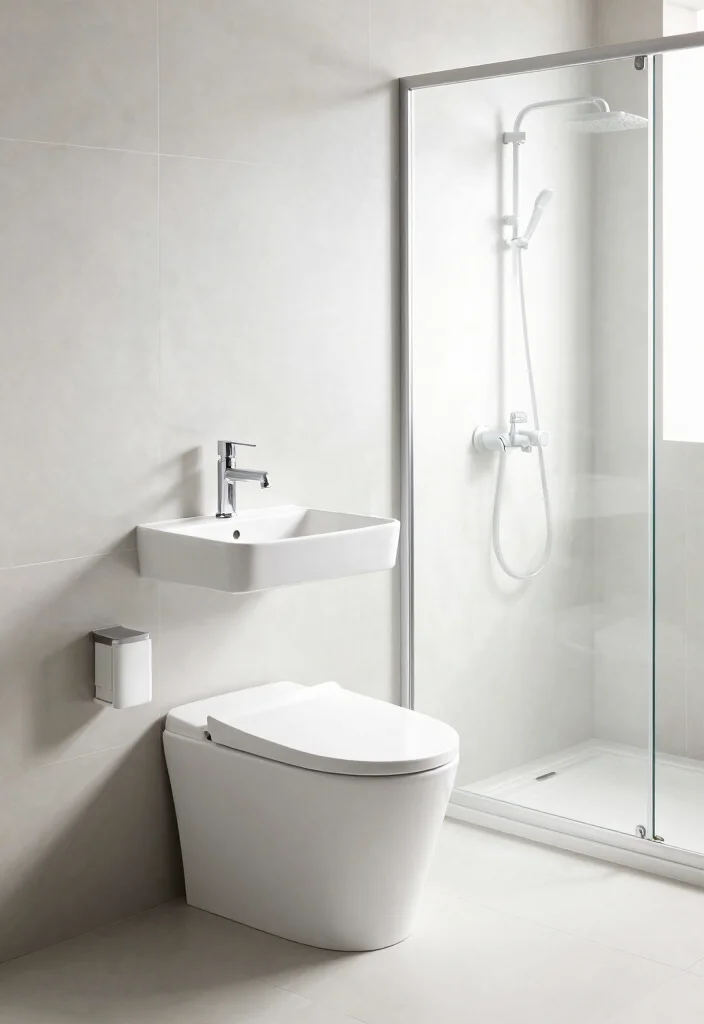 14 Quarter Bathroom Ideas For Tiny Smart Spaces - 4. Space-Saving Fixtures 1