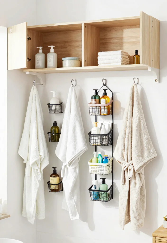 14 Quarter Bathroom Ideas For Tiny Smart Spaces - 6. Vertical Storage Solutions 1