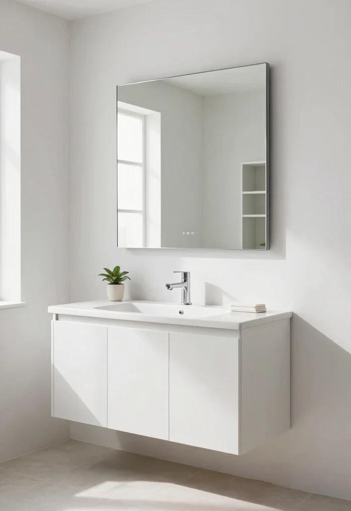 14 Quarter Bathroom Ideas For Tiny Smart Spaces - 8. Utilize Mirrors for Space Illusion 1
