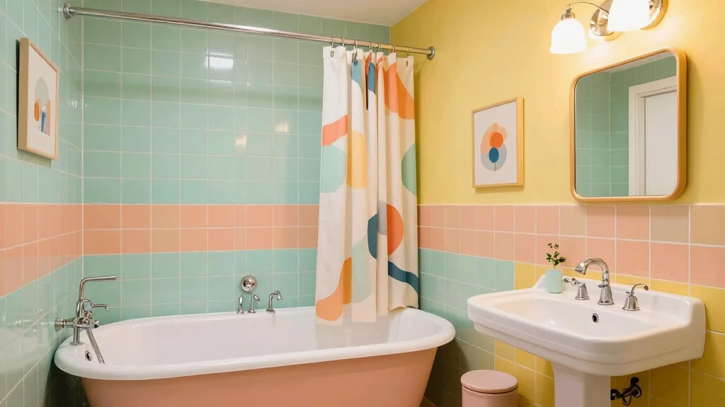 14 Retro Bathroom Decor Ideas With Vintage Pop