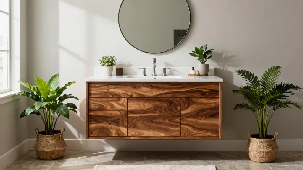 14 Teak Bathroom Vanity Ideas With Natural Texture
