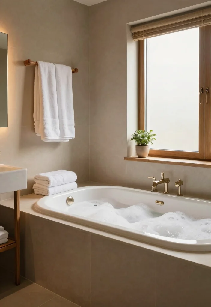 15 Basement Bathroom Ideas That Make The Most Of Space - 7. Spa-Like Features 1