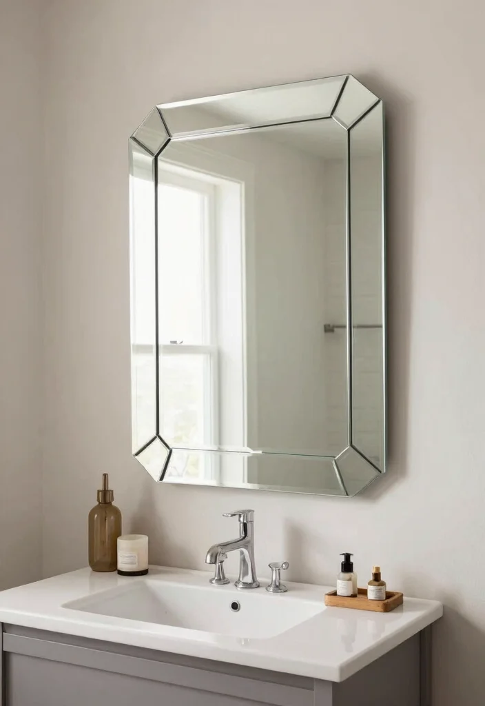 15 Basement Bathroom Ideas That Make The Most Of Space - 8. Statement Mirrors 1