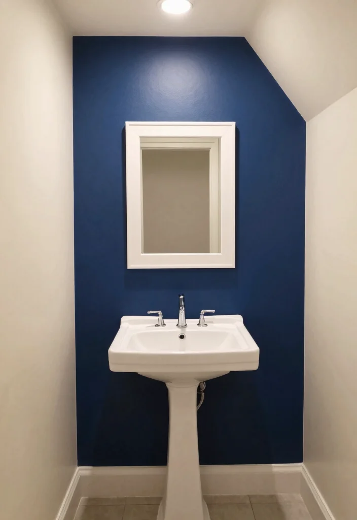 15 Basement Bathroom Ideas That Make The Most Of Space - 9. Bold Accent Walls 1
