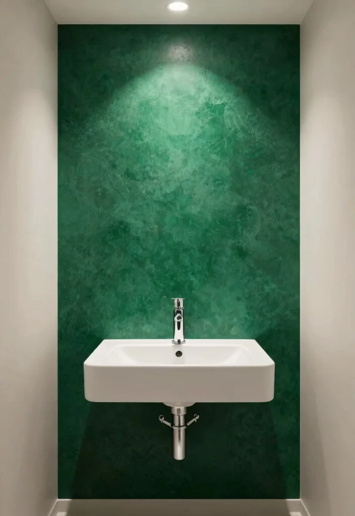 15 Microcement Bathroom Ideas With Seamless Finish - 5. Bold Microcement Accents 1