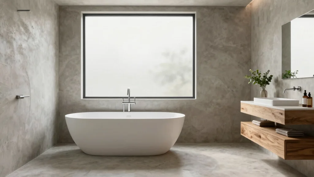 15 Microcement Bathroom Ideas With Seamless Finish