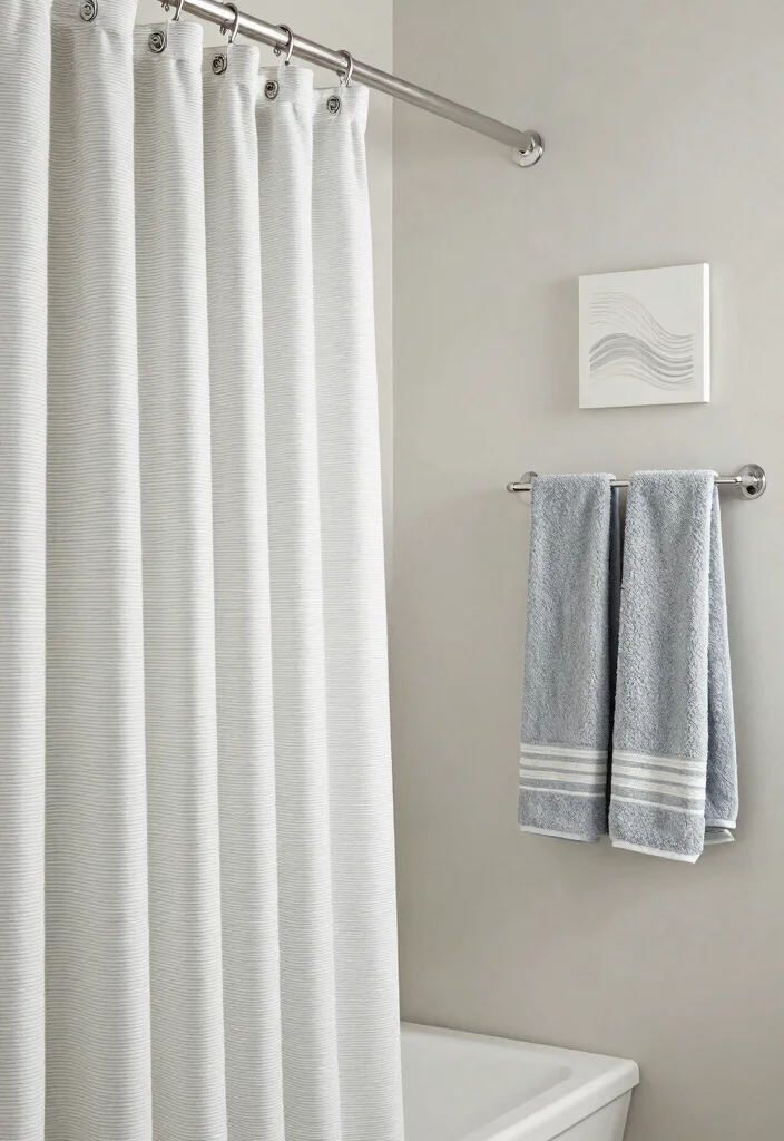 15 Nautical Bathroom Decor Ideas With Coastal Charm - 13. Understated Nautical Prints 1