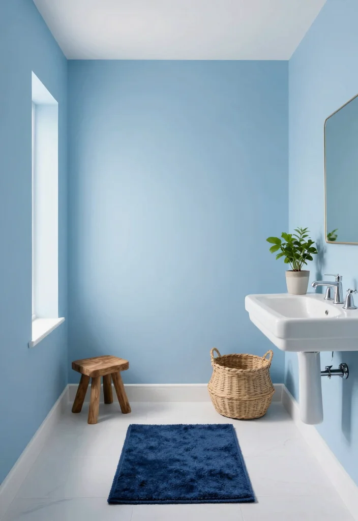 15 Nautical Bathroom Decor Ideas With Coastal Charm - 3. Marine Color Palette 1