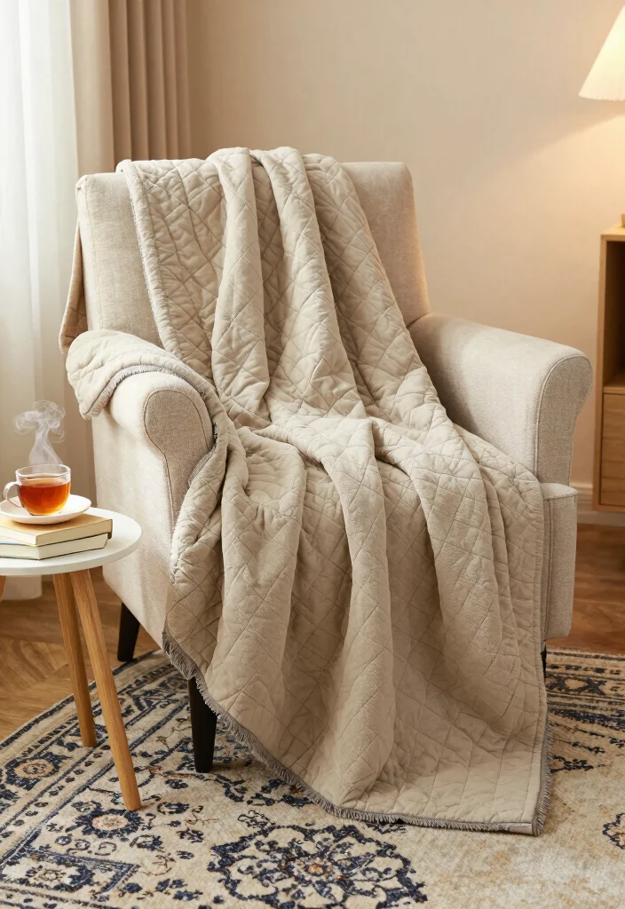 15 Quilt Bedroom Decor Ideas for Cozy Layered Charm - 3. Cozy Quilted Throw Blankets 1