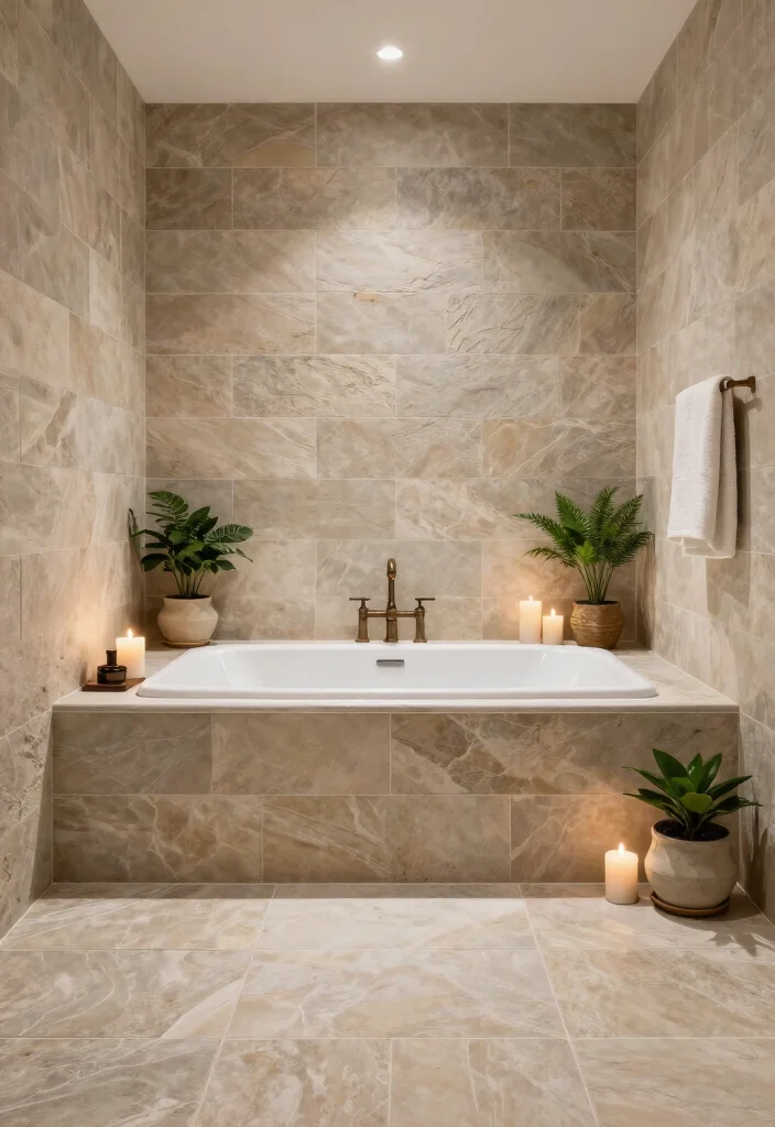 15 Slate Tile Bathroom Ideas For Natural Elegance - 14. Natural Slate Tile in Spa-inspired Designs 1