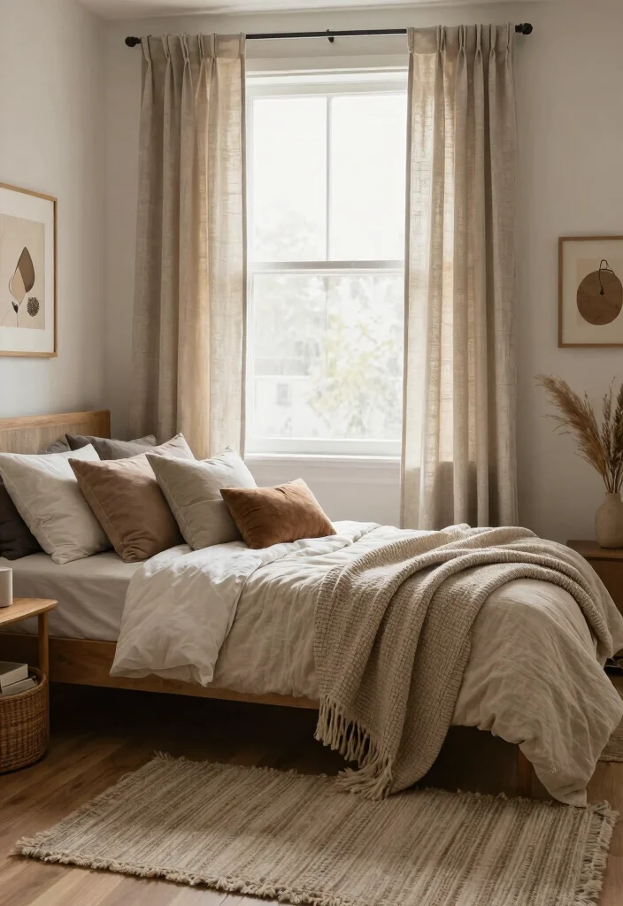 15 Small Twin Bedroom Ideas Compact Shared Style - 12. Layered Textures for Coziness 1