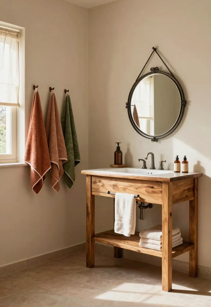 15 Tuscan Bathroom Decor Ideas With Rustic Warmth - 2. Warm Color Palettes 1