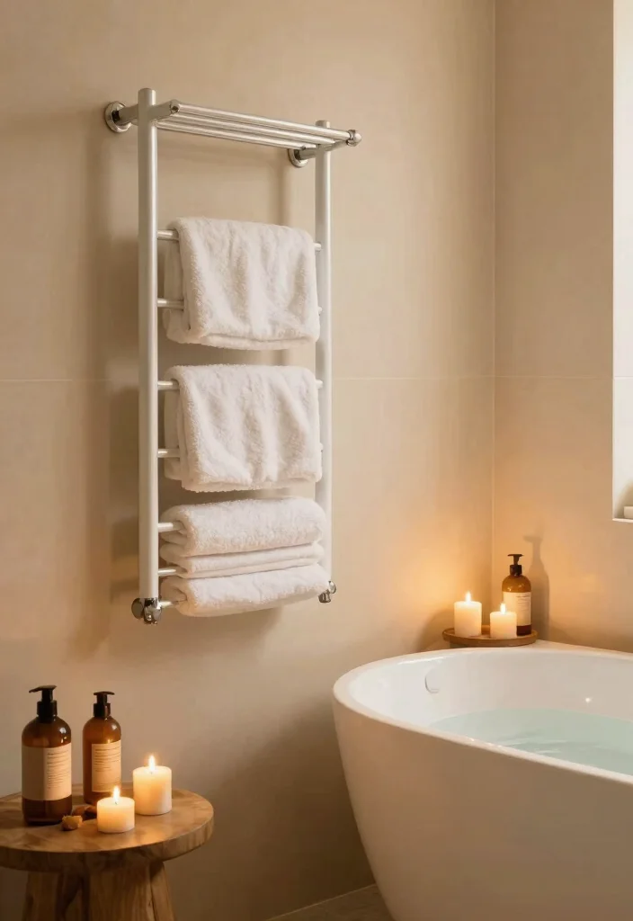15 Warm Bathroom Ideas With Cozy Comfort - 10. Incorporate a Warm Bath Feature 1