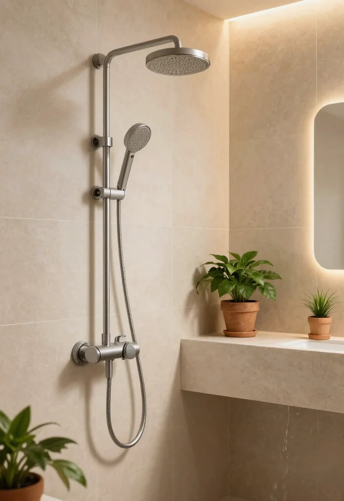 15 Warm Bathroom Ideas With Cozy Comfort - 11. Eco-Friendly Water Features 1