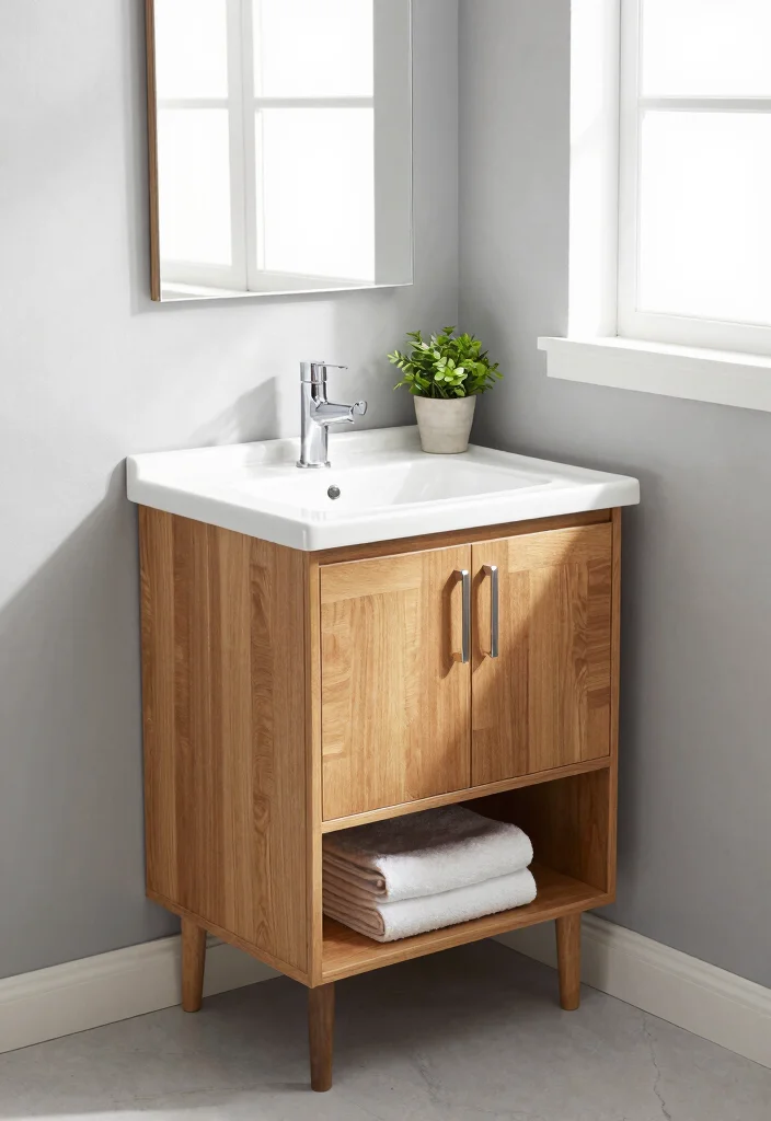 16 Bathroom Vanity Unit Ideas For Smart Storage - 2. Corner Vanity Units 1