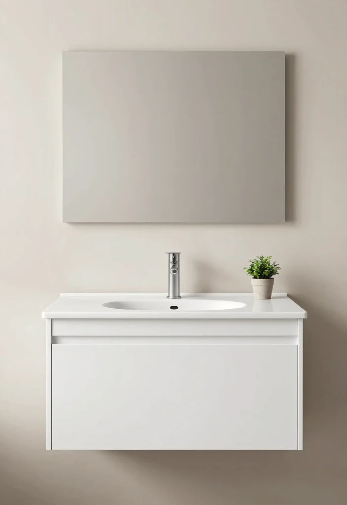 16 Bathroom Vanity Unit Ideas For Smart Storage - 6. Minimalistic Vanities 1
