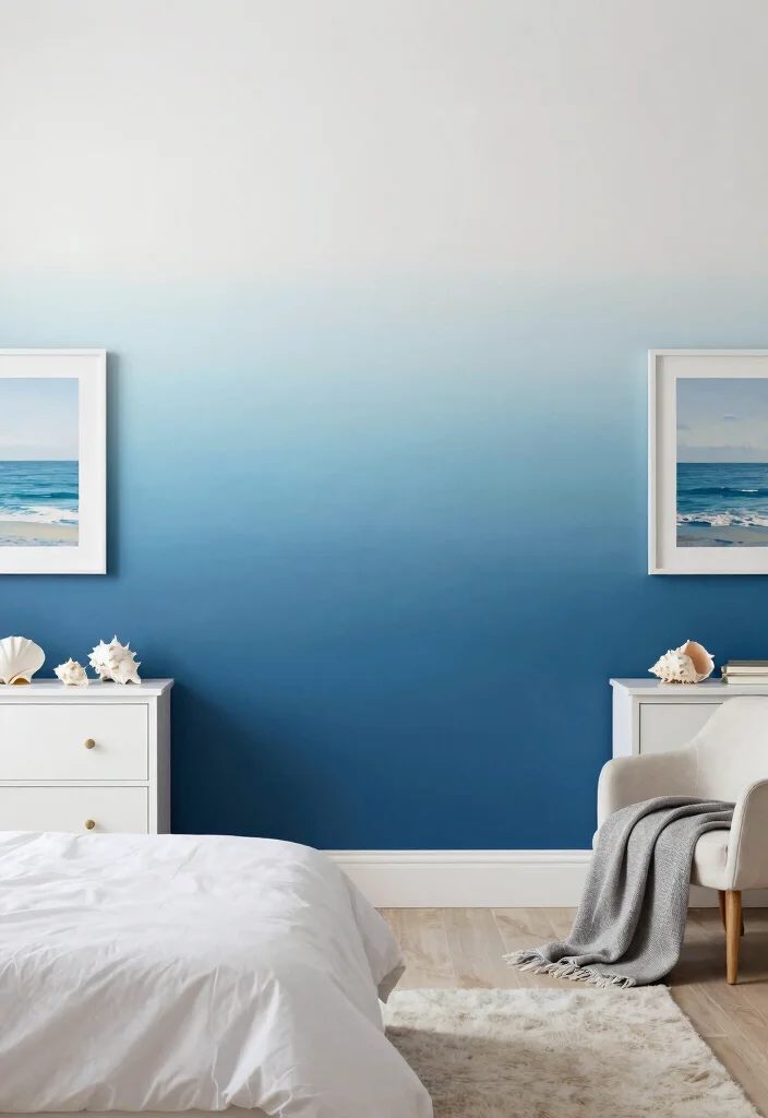 16 Bedroom Ideas Light Blue: Calm, Airy Vibes - 1. Soft Ocean Waves 1