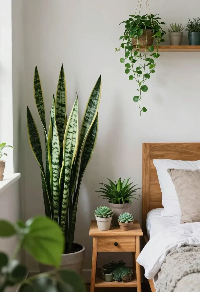 16 Cute Bedroom Ideas: Aesthetic Cozy Trendy Style - 6. Indoor Plants for Fresh Air 1