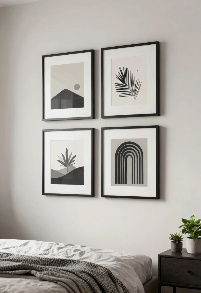 16 DIY Wall Decor for Bedroom Ideas: Creative Budget-Friendly - 15. DIY Floating Frames 1