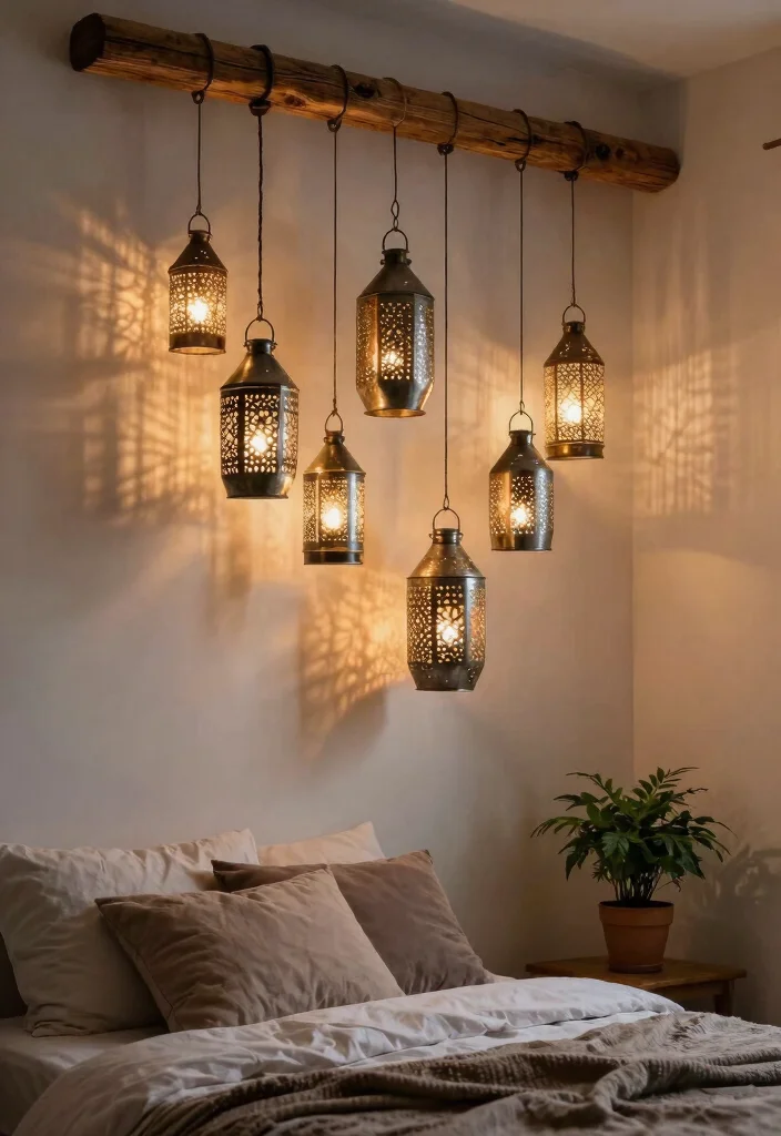 16 DIY Wall Decor for Bedroom Ideas: Creative Budget-Friendly - 4. Upcycled Tin Can Lanterns 1