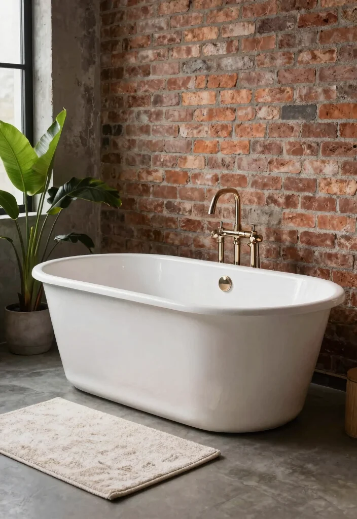 16 Industrial Bathroom Ideas With Urban Edge - 13. Statement Bathtubs 1