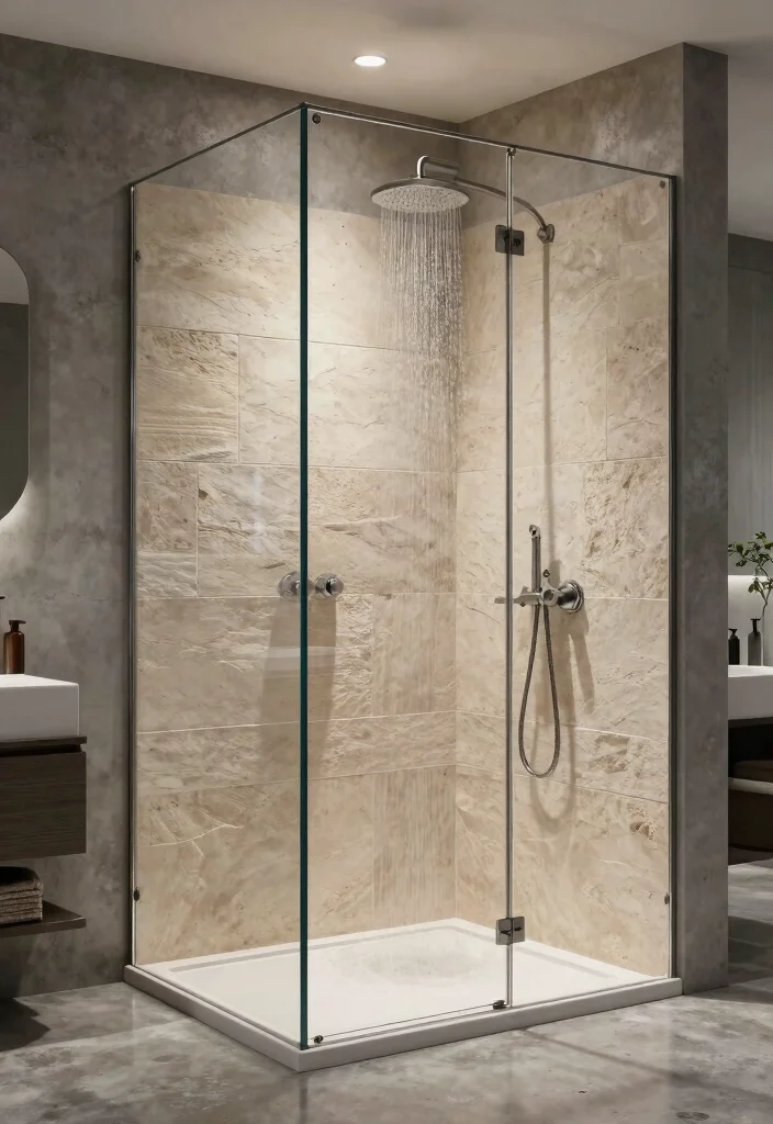 16 Industrial Bathroom Ideas With Urban Edge - 6. Open Shower Concepts 1