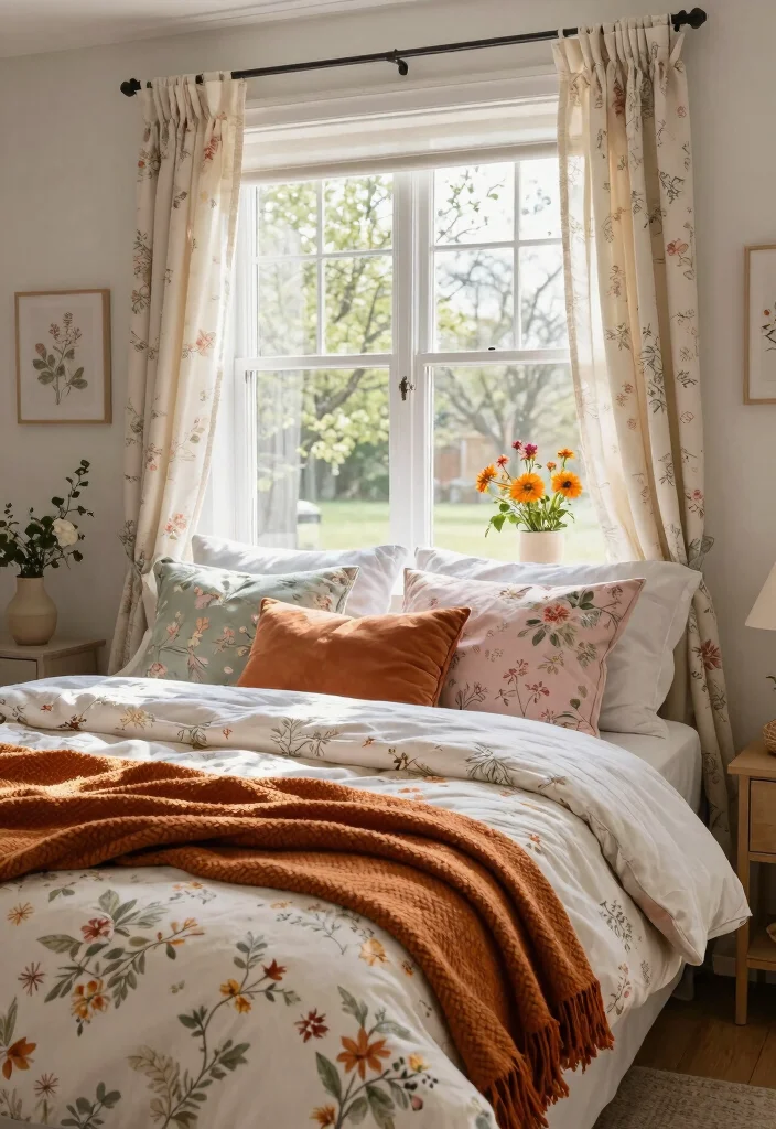 16 One Window Bedroom Ideas: Bright, Balanced Layouts - 12. Seasonal Decor Changes 1
