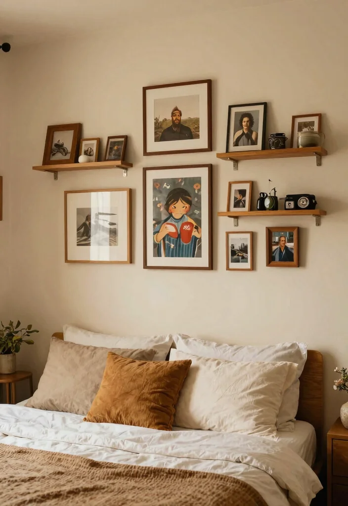 16 One Window Bedroom Ideas: Bright, Balanced Layouts - 15. Personal Touches and Memories 1