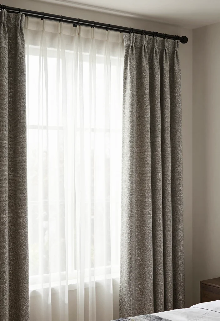 16 One Window Bedroom Ideas: Bright, Balanced Layouts - 7. Creative Curtains & Window Treatments 1