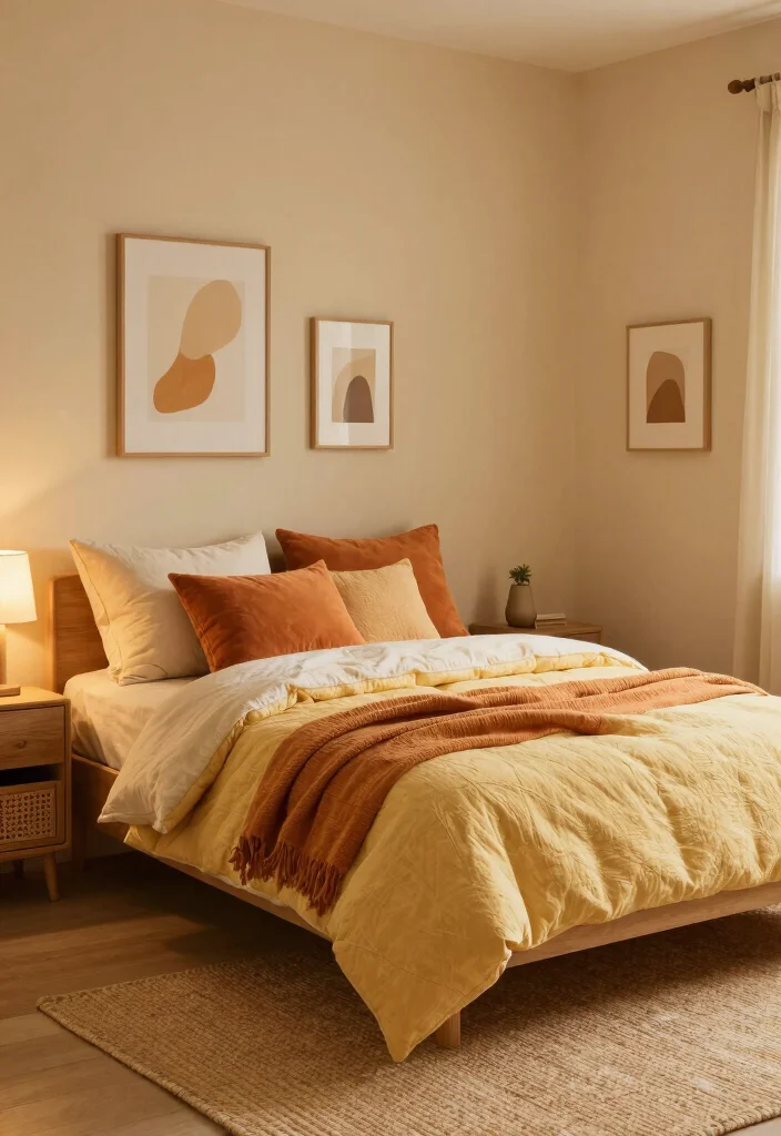 16 Small Cosy Bedroom Ideas for Warm Relaxing Comfort - 1. Embrace Warm Color Palettes 1