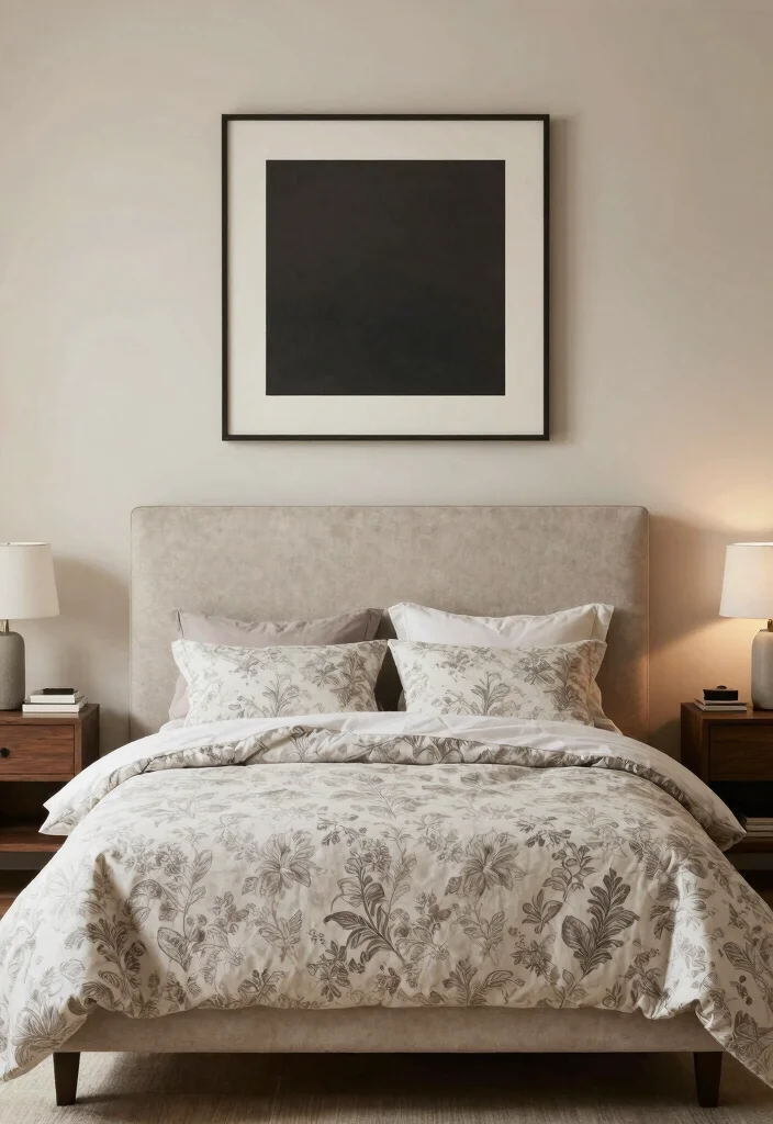 16 Small Cosy Bedroom Ideas for Warm Relaxing Comfort - 11. Create a Focal Point 1