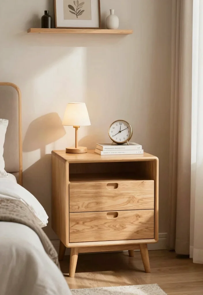 16 Small Cosy Bedroom Ideas for Warm Relaxing Comfort - 8. Functional Bedside Storage 1