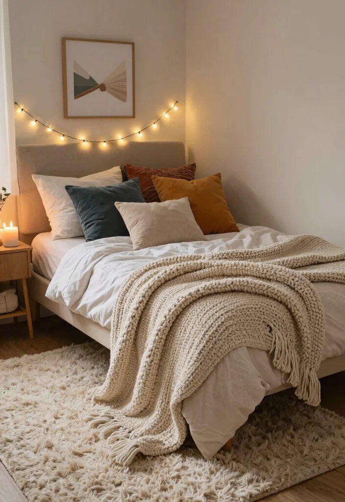 16 Small Cosy Bedroom Ideas for Warm Relaxing Comfort - 9. Cozy Bedroom Accessories 1