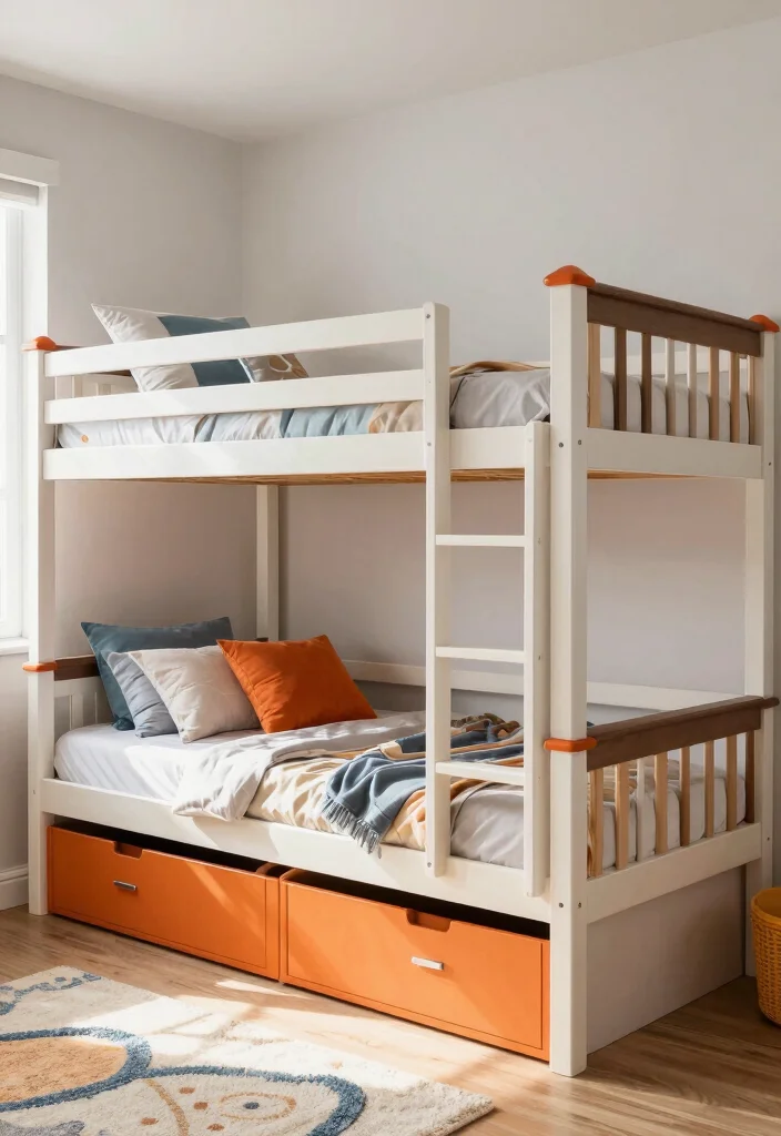 17 Bunk Bed Bedroom Ideas: Smart Compact Layouts - 13. Customizable Bunk Beds 1