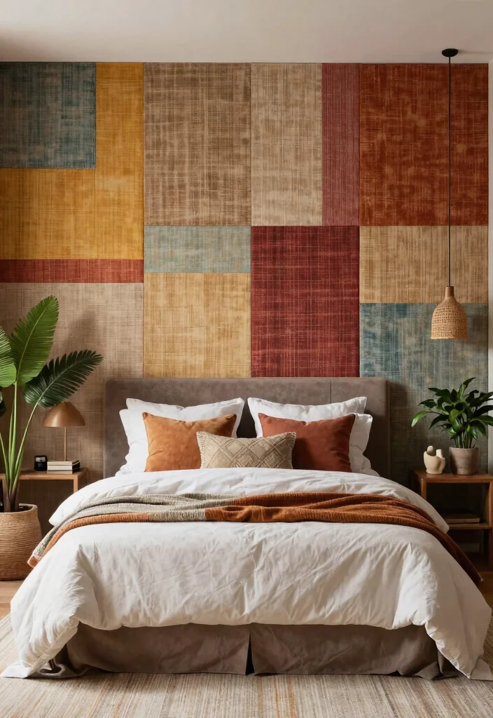 17 DIY Bedroom Decor for Teens: Creative Personal Touch - 10. Fabric Wall Panels 1