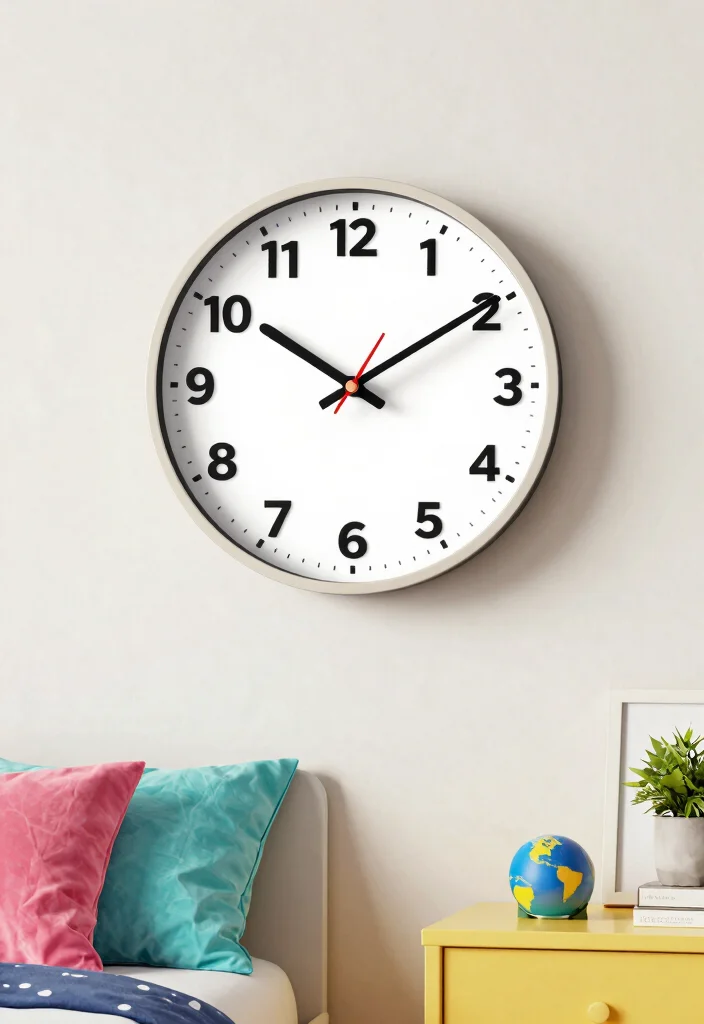 17 DIY Bedroom Decor for Teens: Creative Personal Touch - 15. Personalized Wall Clock 1