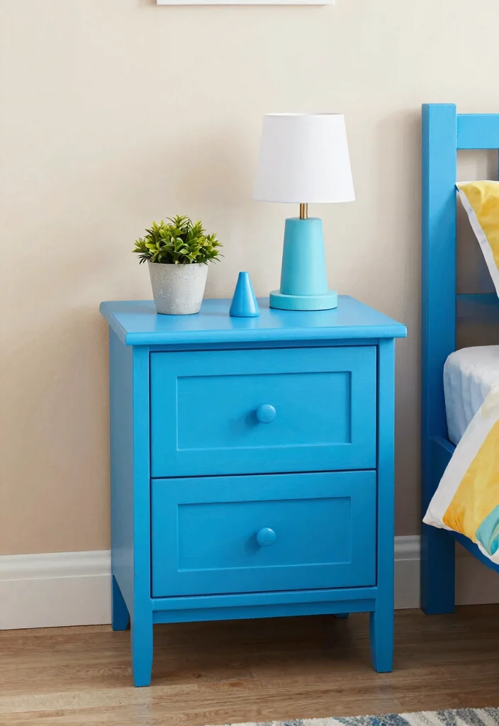 17 DIY Bedroom Decor for Teens: Creative Personal Touch - 2. Painted Furniture 1