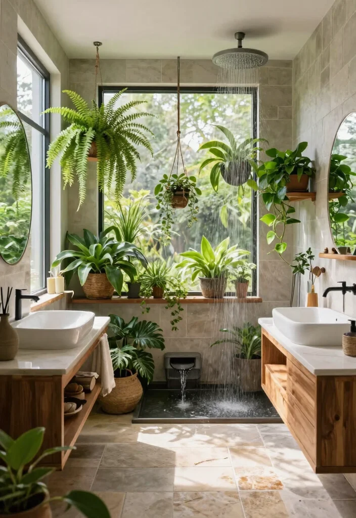 17 Dream Bathroom Ideas You Will Want To Save - 1. Biophilic Designs 1