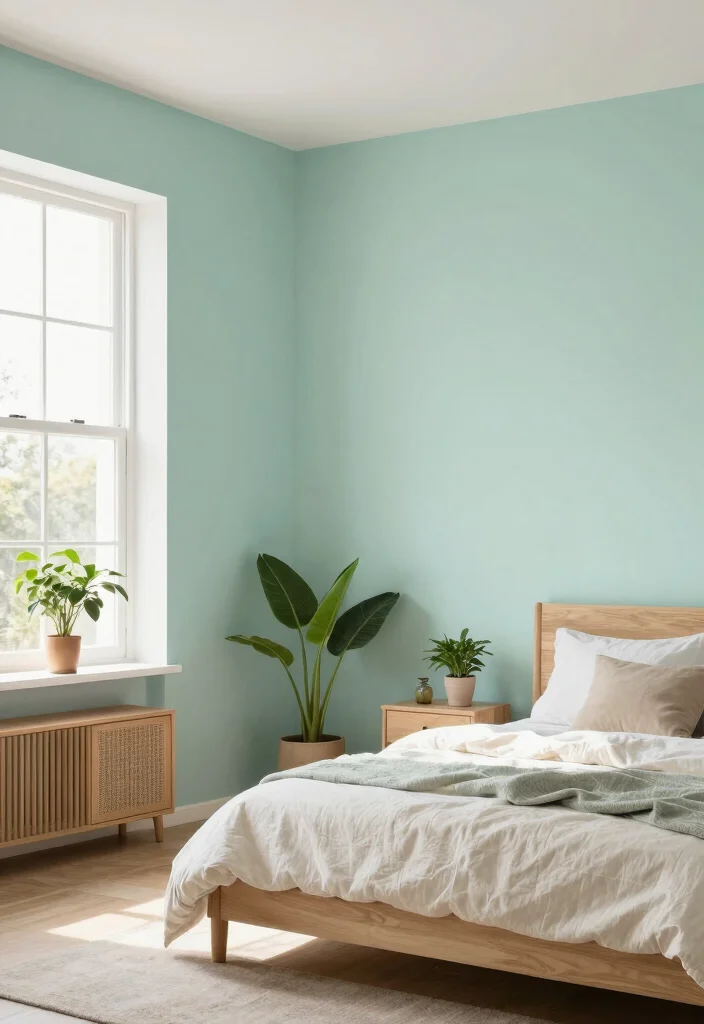 17 Painting Bedroom Wall Ideas: Fresh Stylish Updates - 11. Eco-Friendly Paint Choices 1