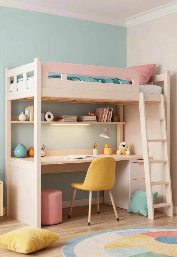 17 Small Bedroom for Two Kids Ideas: Fun Functional Layouts - 3. Multi-Functional Furniture 1