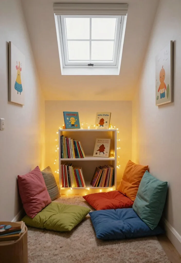 17 Small Bedroom for Two Kids Ideas: Fun Functional Layouts - 6. Cozy Reading Nook 1