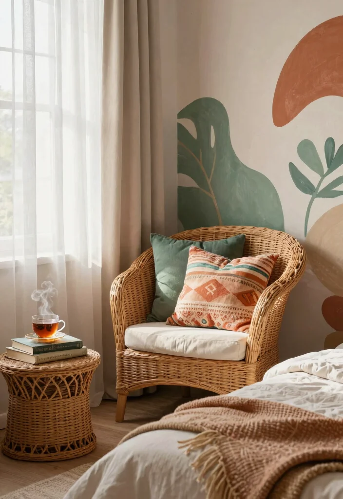 18 Bedroom Design Ideas for Women: Elegant Personal Style - 1. Boho-Chic Color Palette 1