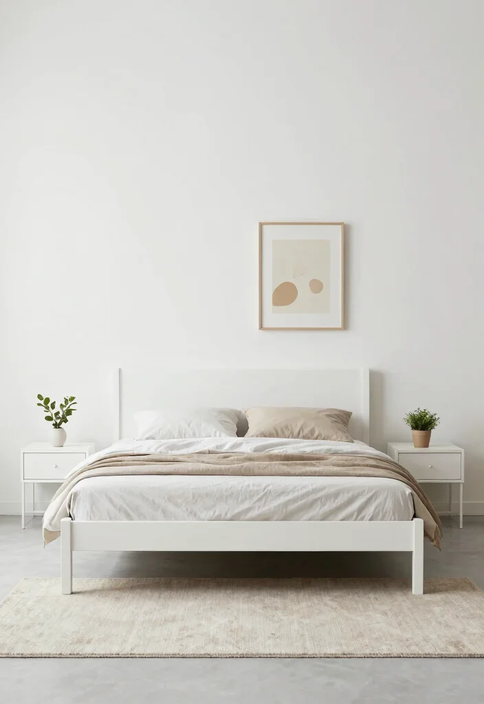 18 Bedroom Design Ideas for Women: Elegant Personal Style - 14. Minimalist Decor Approach 1