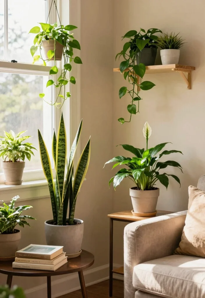 18 Bedroom Design Ideas for Women: Elegant Personal Style - 4. Plants for a Touch of Nature 1