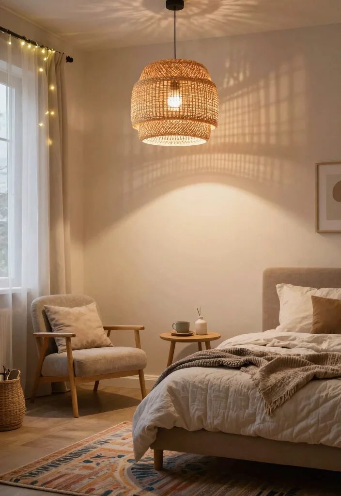 18 Bedroom Design Ideas for Women: Elegant Personal Style - 6. Statement Lighting Fixtures 1