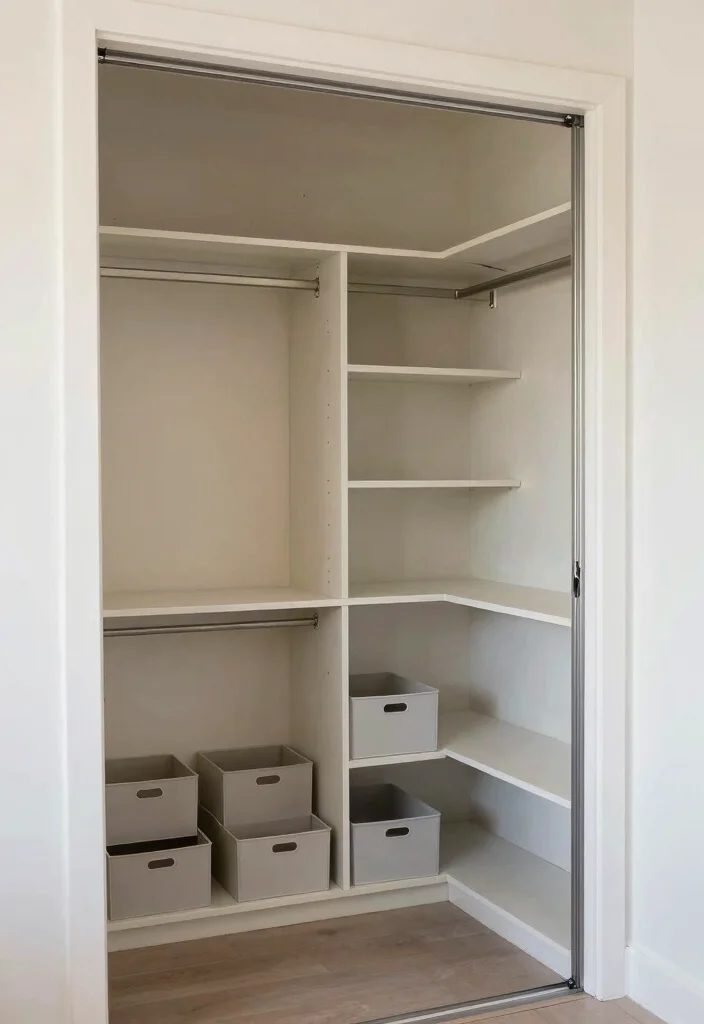18 Bedroom Walk In Closet Ideas: Stylish Functional Storage - 17. Optimize for Small Spaces 1