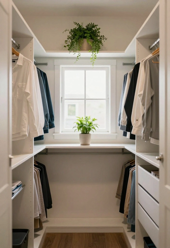 18 Bedroom Walk In Closet Ideas: Stylish Functional Storage - 7. Fresh Air with Ventilation 1