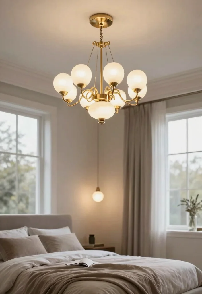 18 Luxury Bedroom Interior Design Ideas: Elegant High-End Living for Small Spaces - 7. Stylish Lighting Fixtures 1