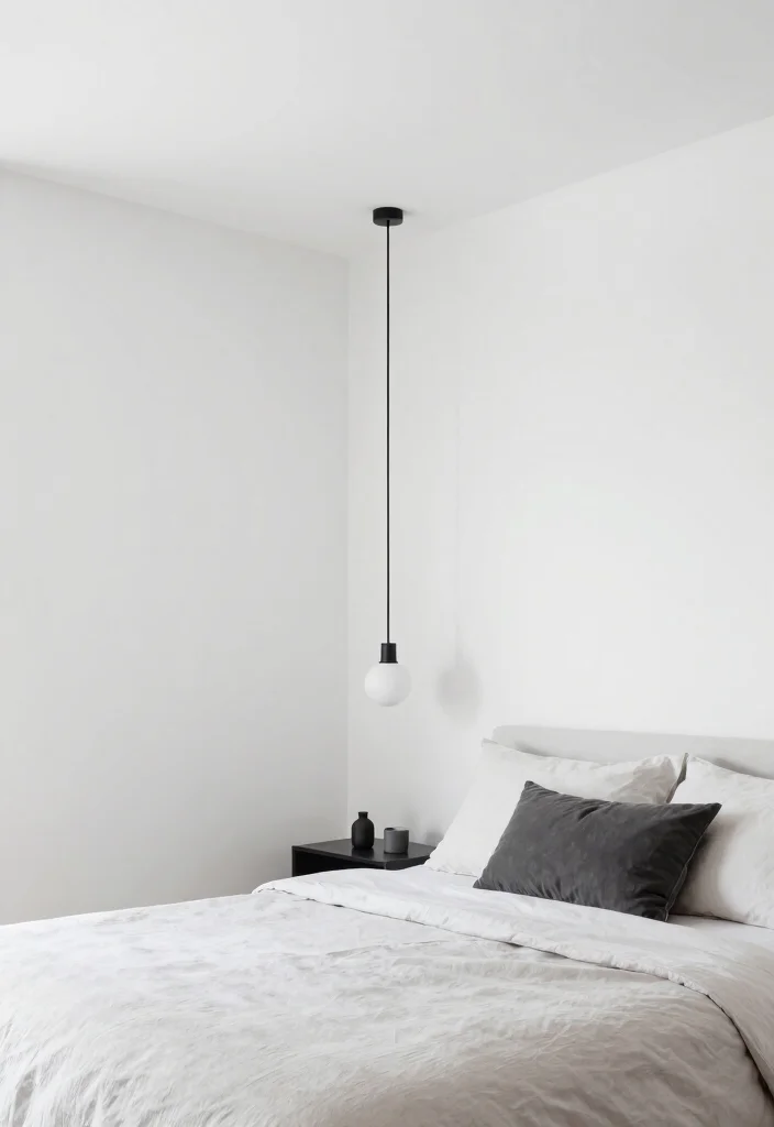 18 Painted Ceiling Ideas Bedroom: Bold Modern Finish - 10. Minimalist White 1